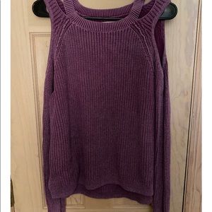 Hollister Cut Out Shoulder Sweater